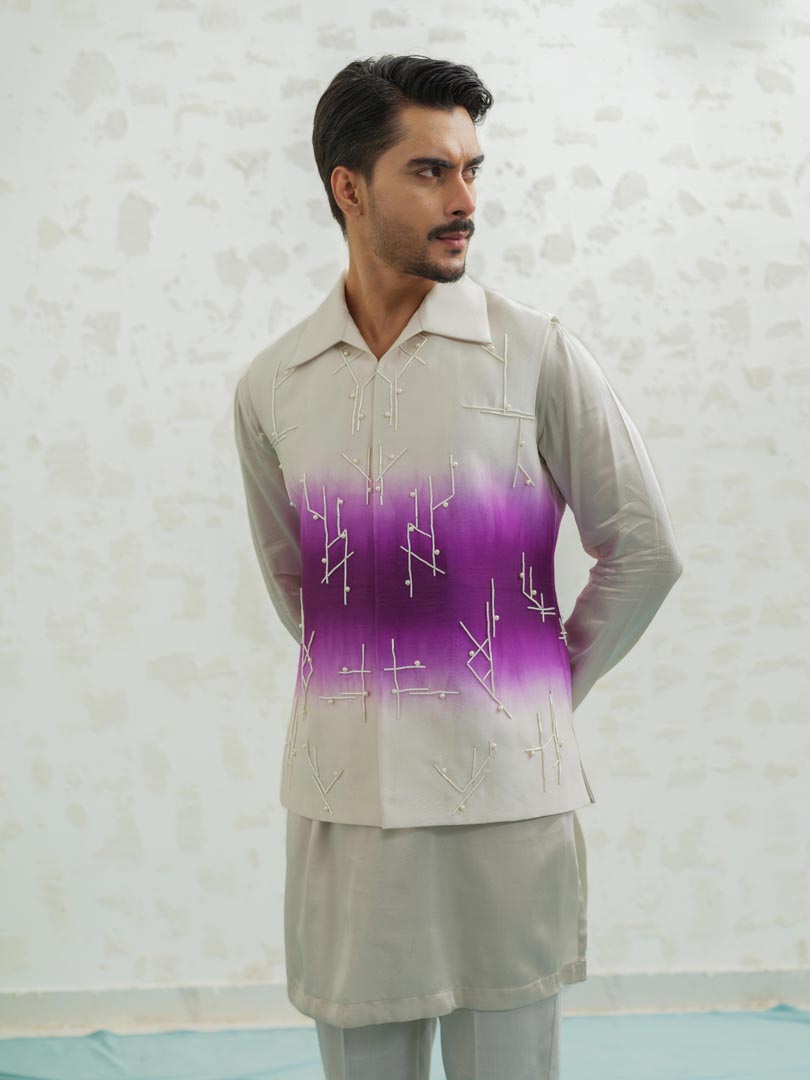 Purple Ombre Geomtry Bundi only