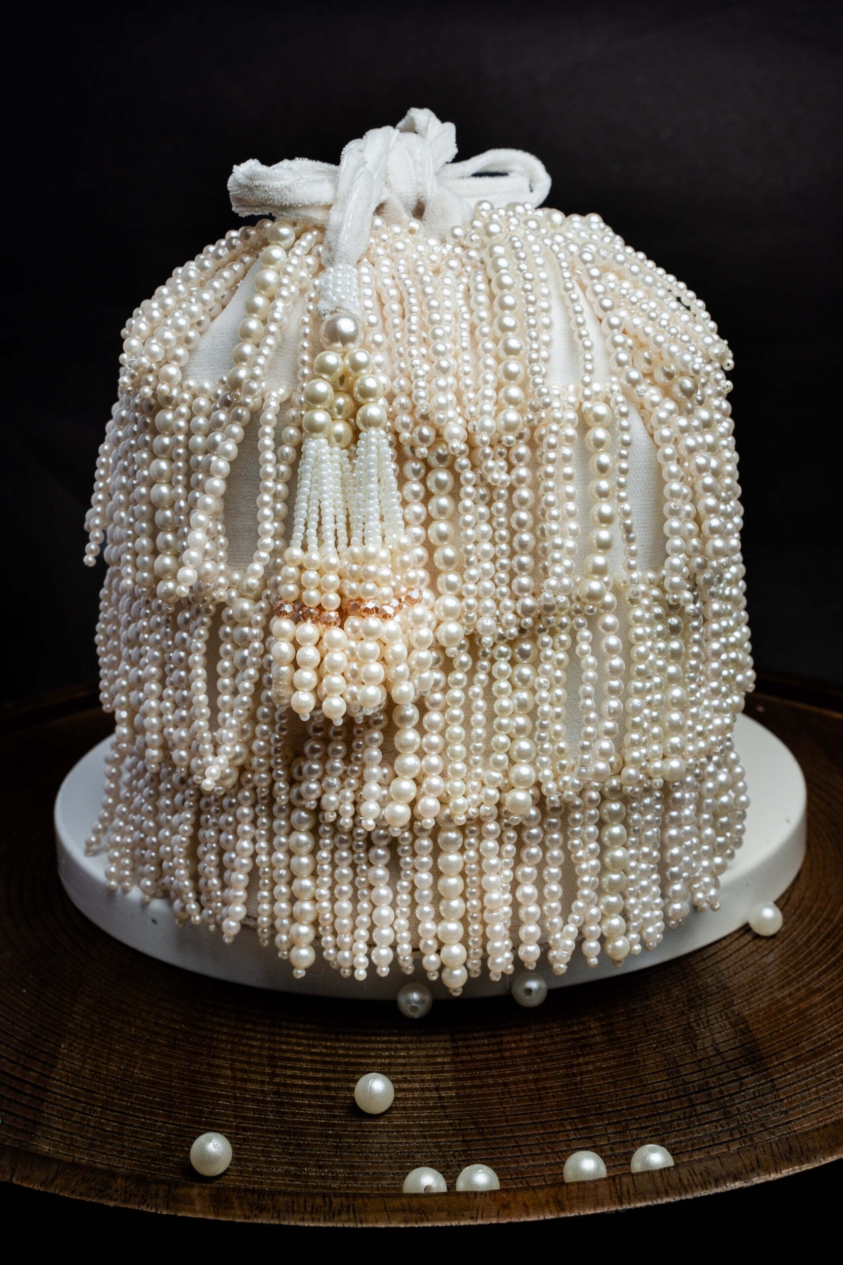 Gilt Raindrops White