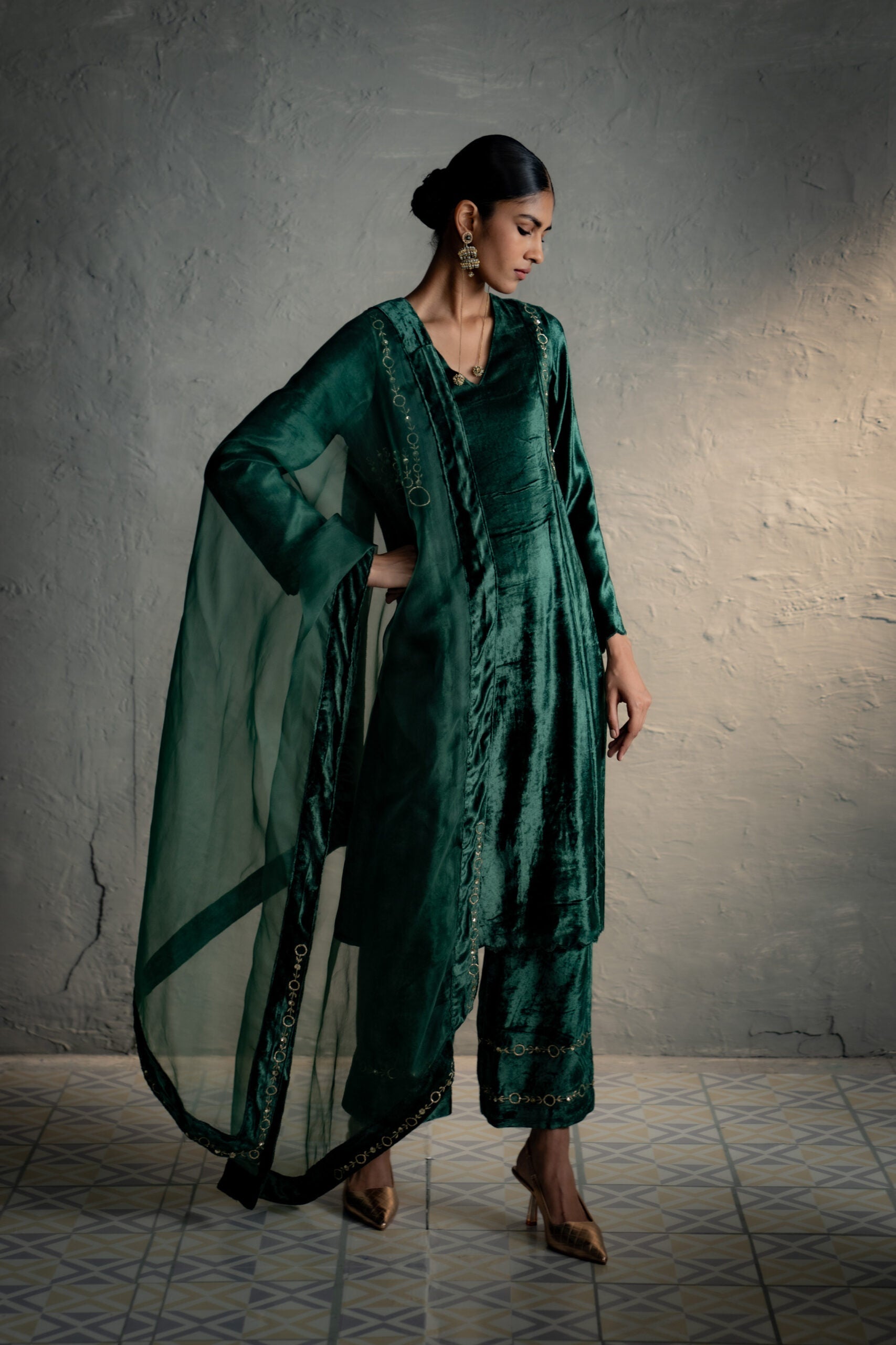 Maaya Green Kurta Set