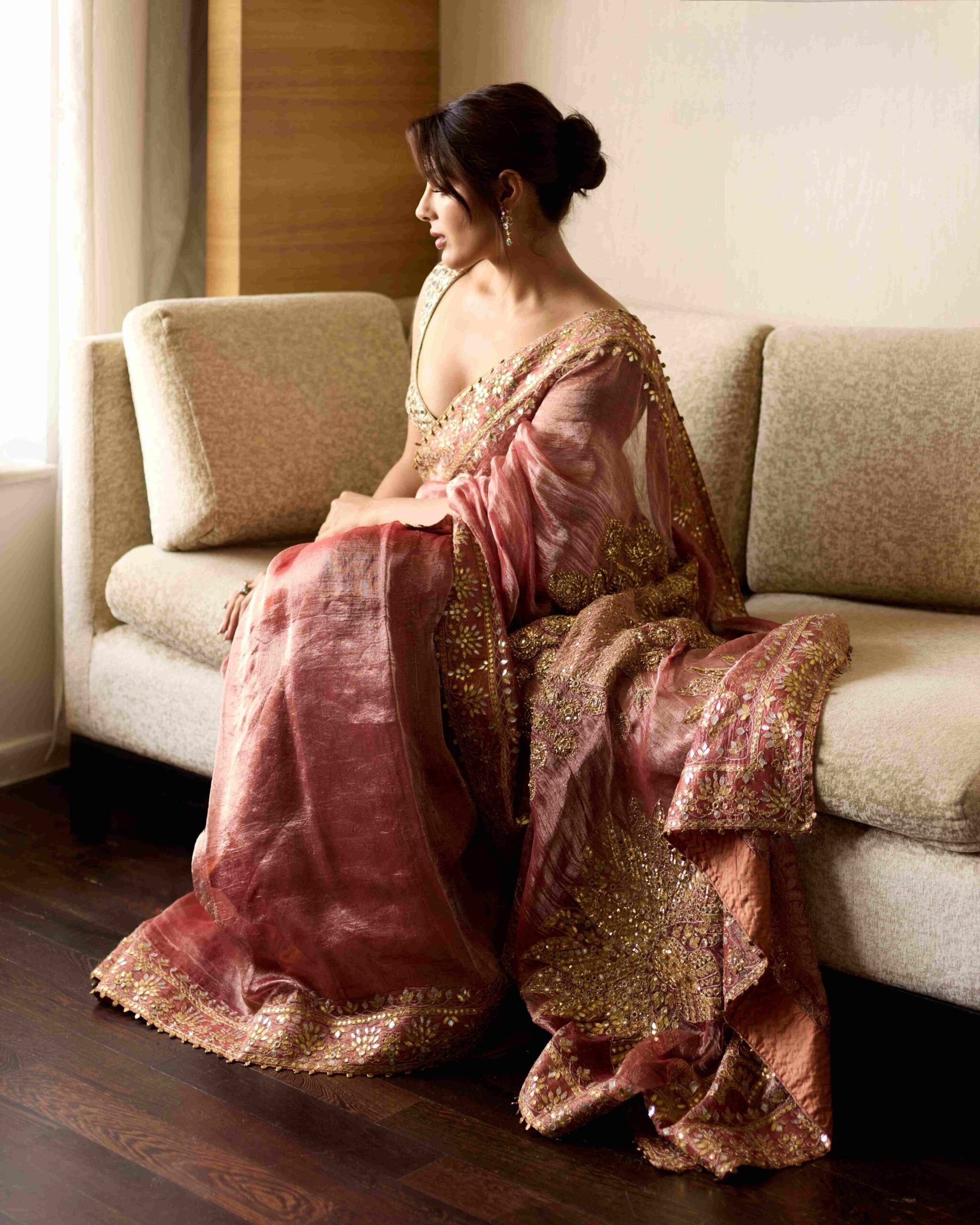 Samyukta in Mayur Shilp Saree