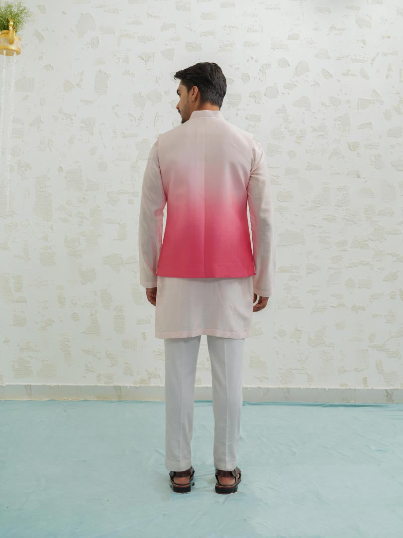 Pink Ombre Wave Bundi  set