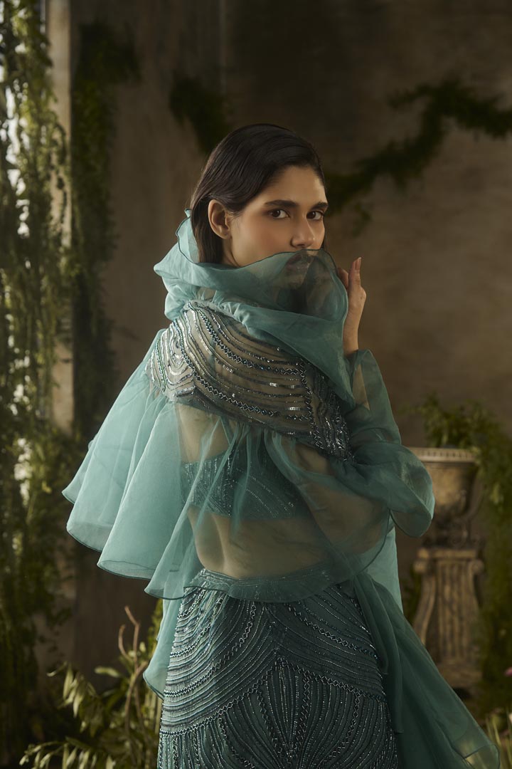 VERDANT CHARM LEHENGA SET