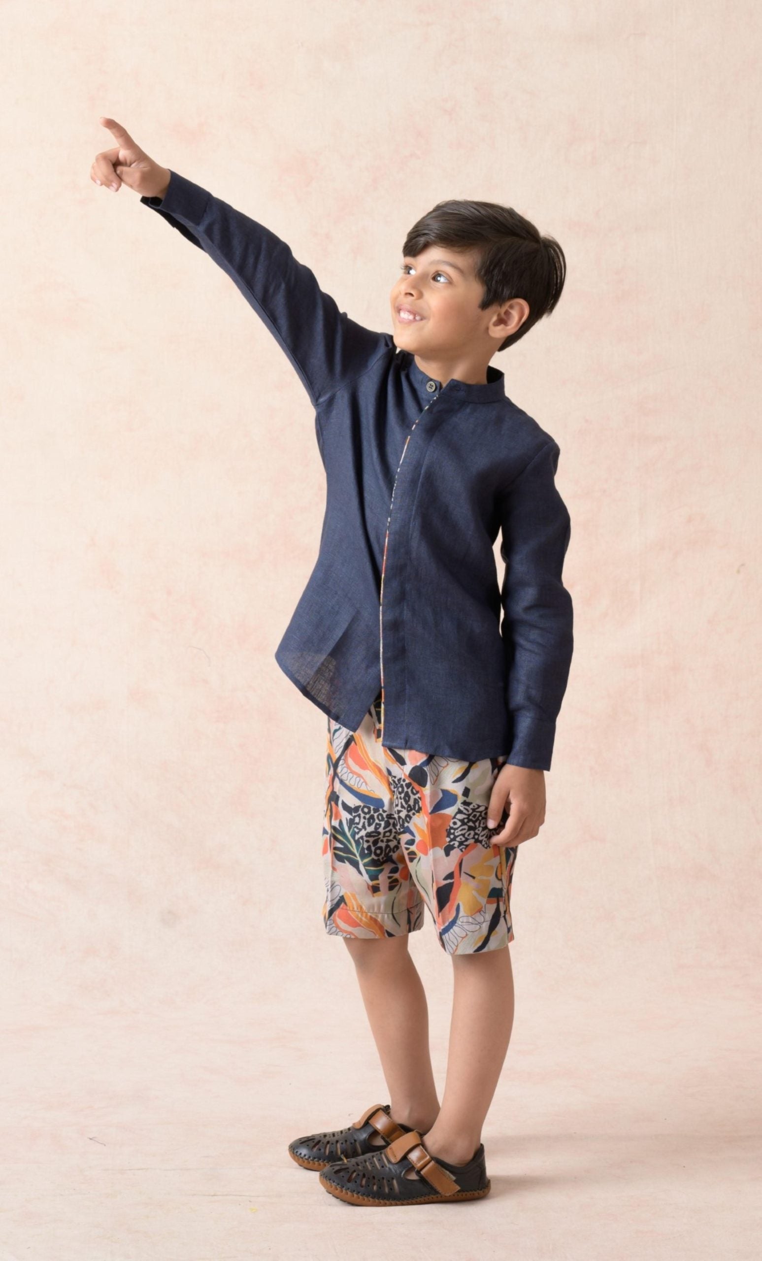 Full sleeve shirt with shorts