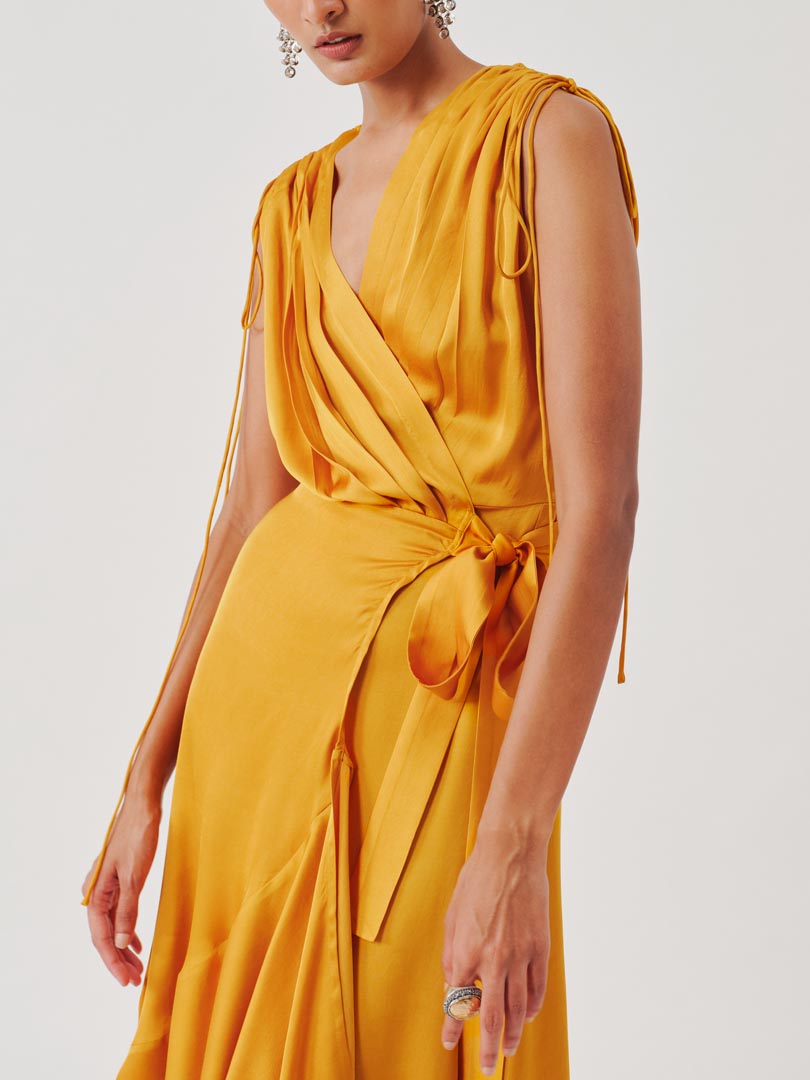 Rumba Dress in Mustard