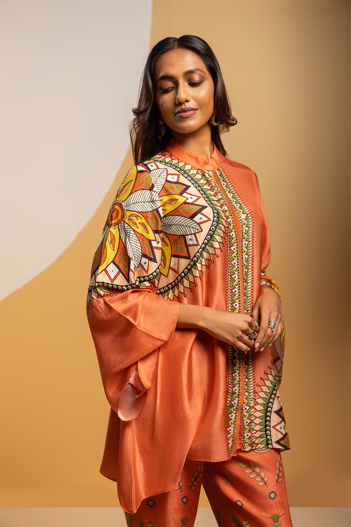 Taarani Embellished kimono co-ord setSP4862