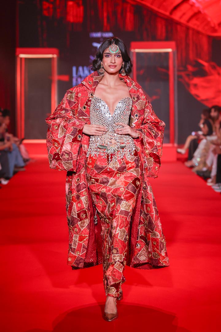 Vilasini Jacket and Skirt Set