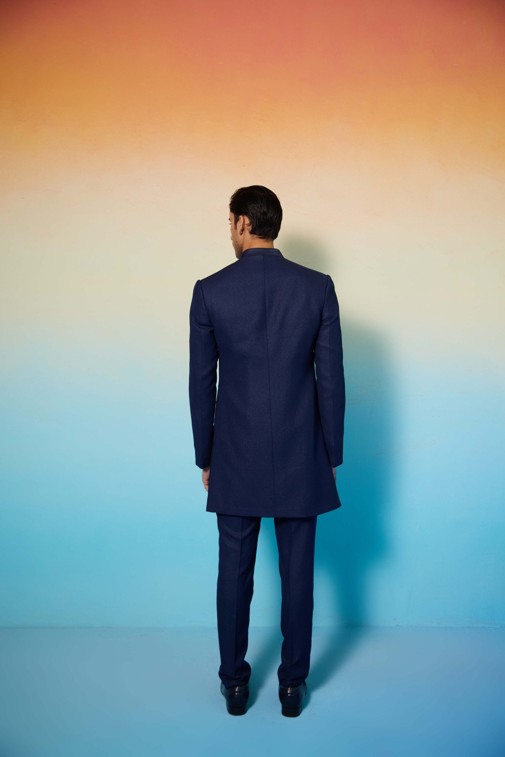 Blue Comet sherwani set