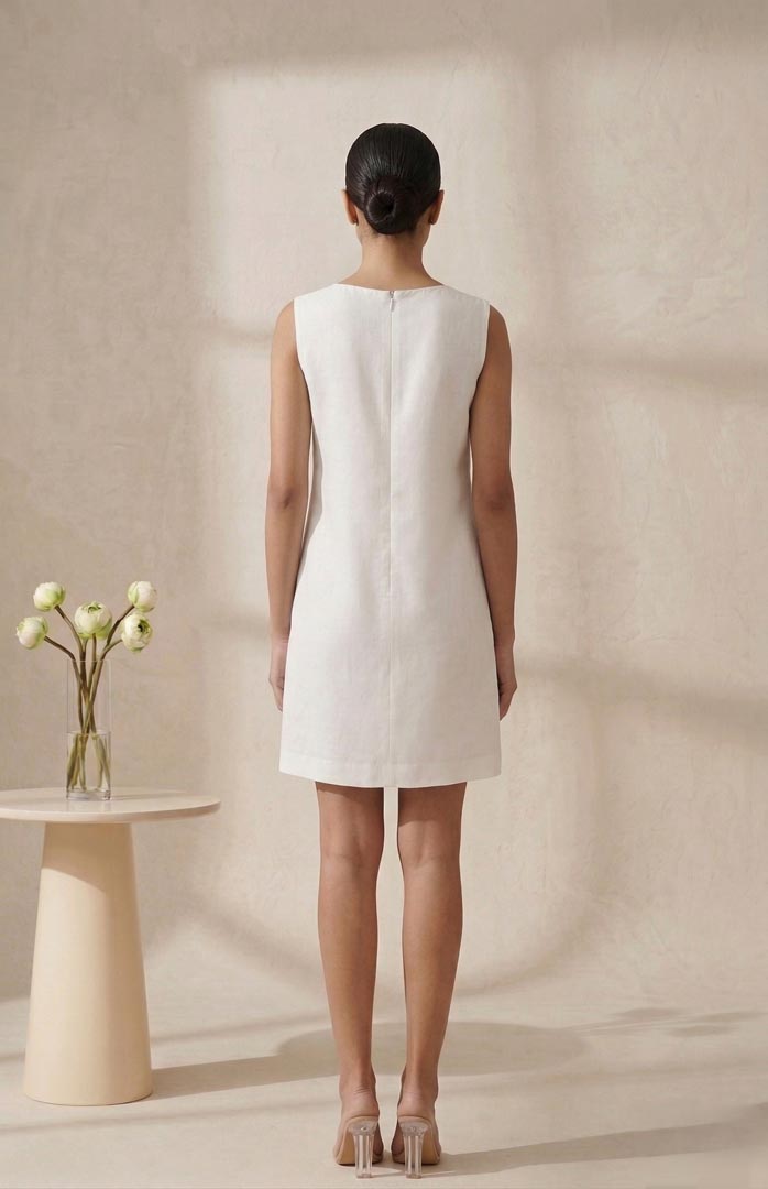 THETAA Avira  hand embroidered cutwork dress