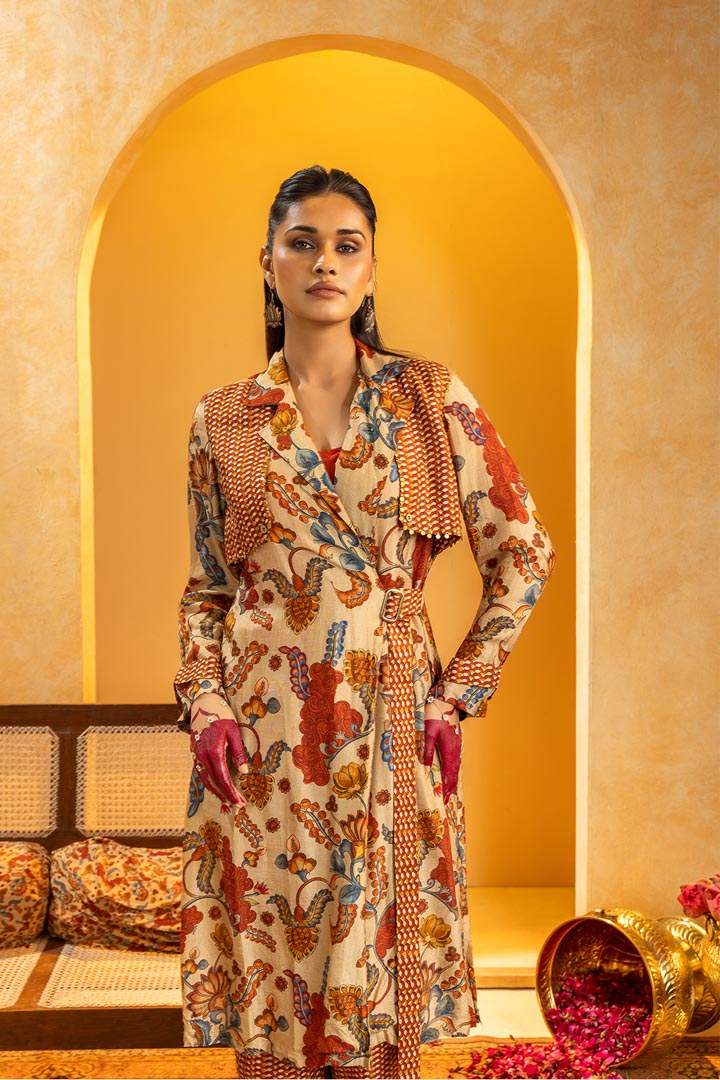 Rangtara embellished layered kurta setSP4851