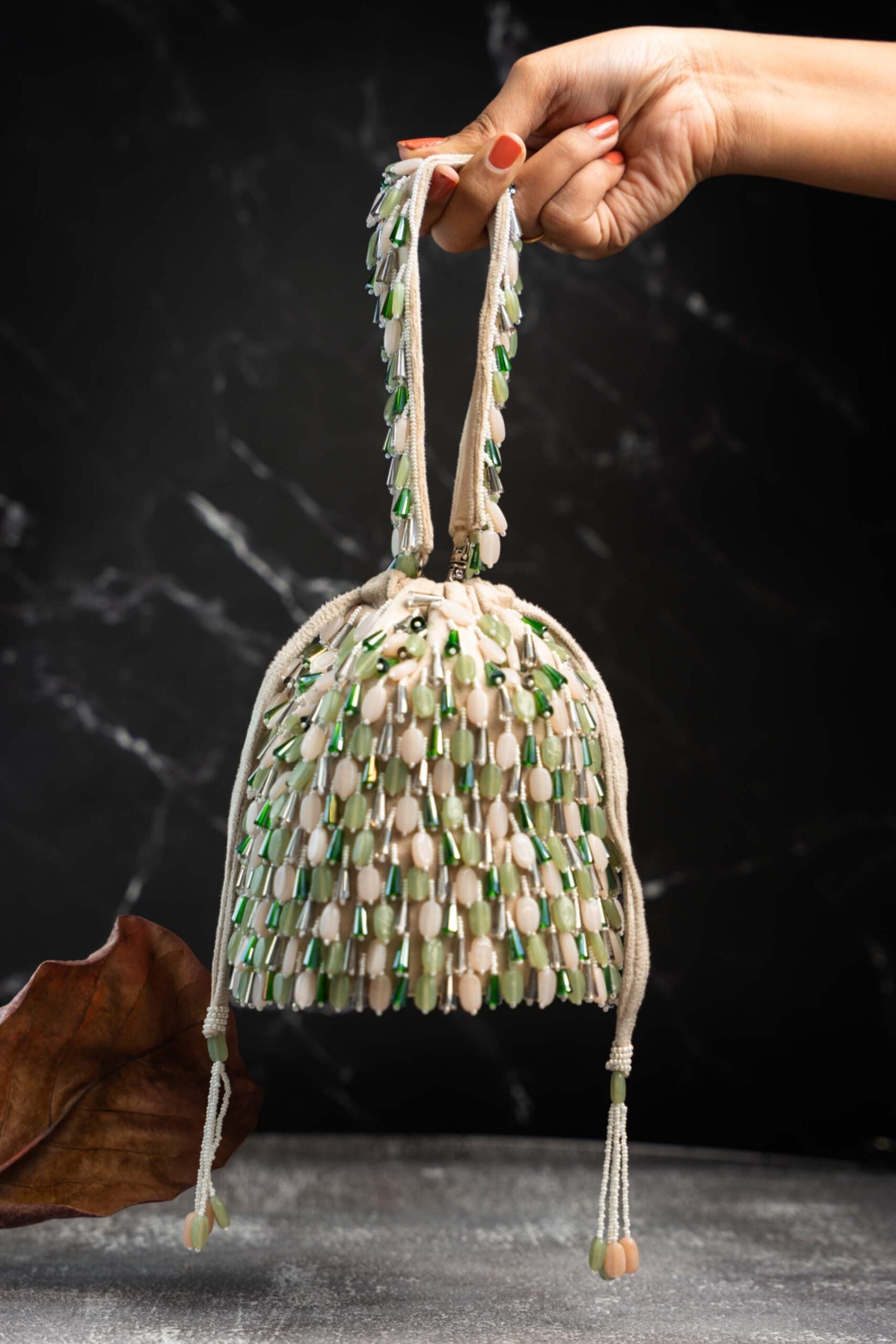 Serenity Gilt Drops Mint Maritime