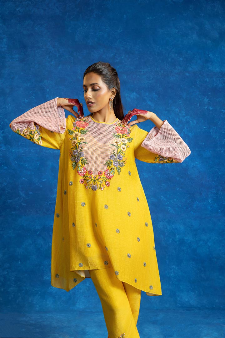 Baghira Appiqued Kurta setSP4941