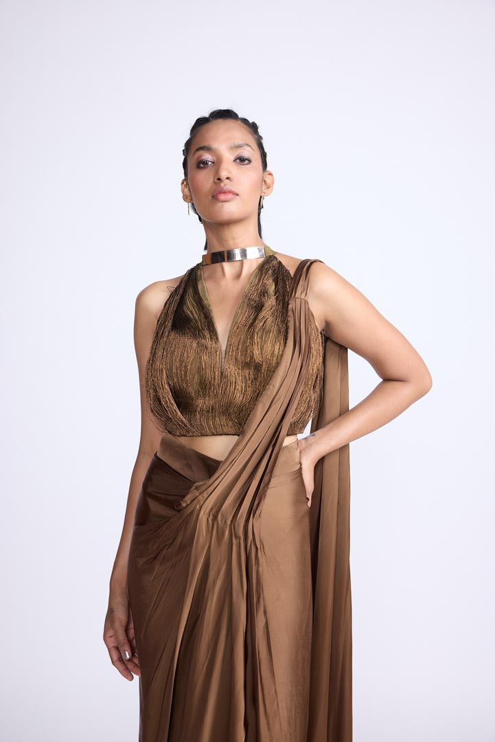 Brown Thread Dress