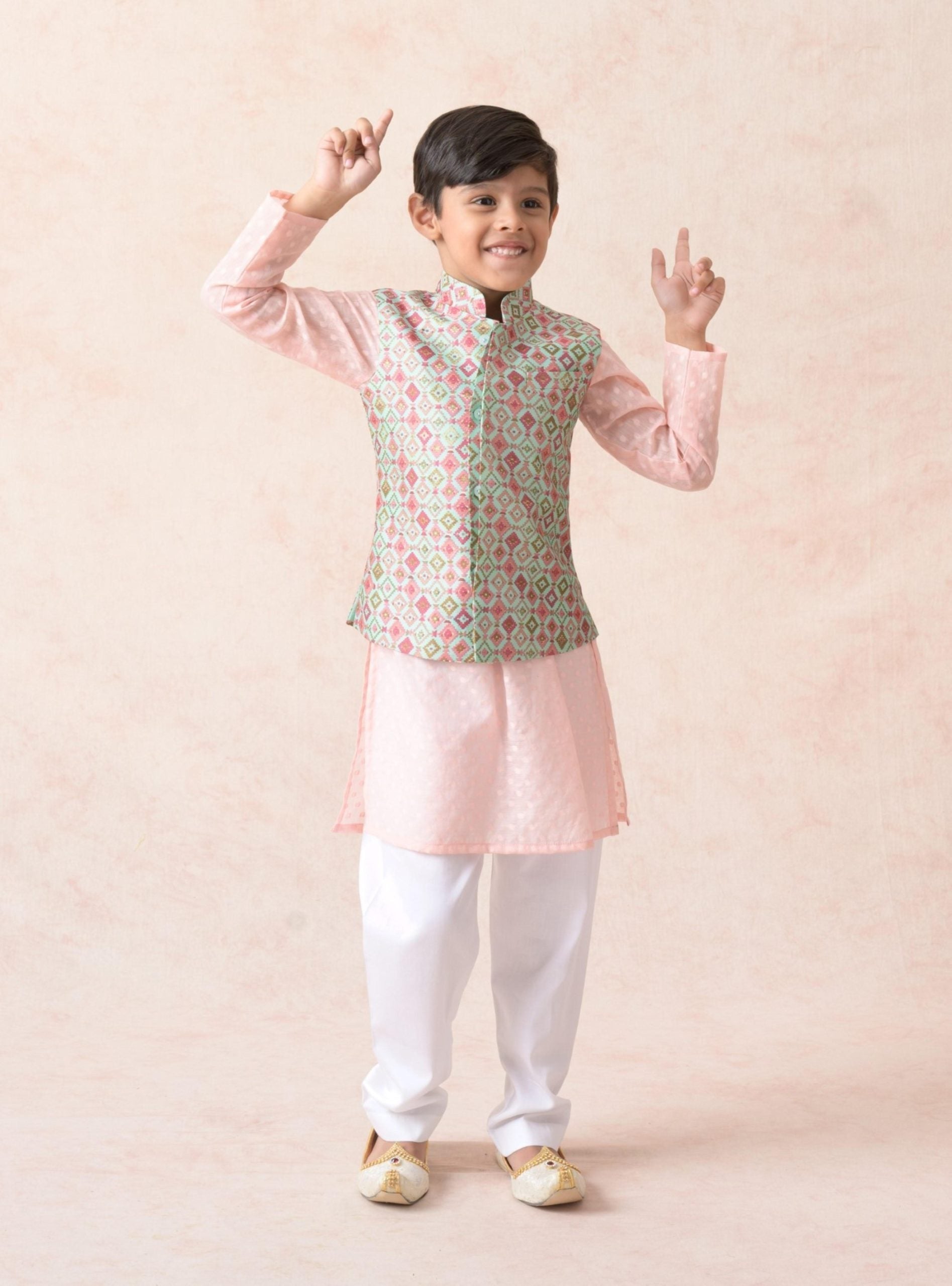 Nehru jacket with Kurta pyjama