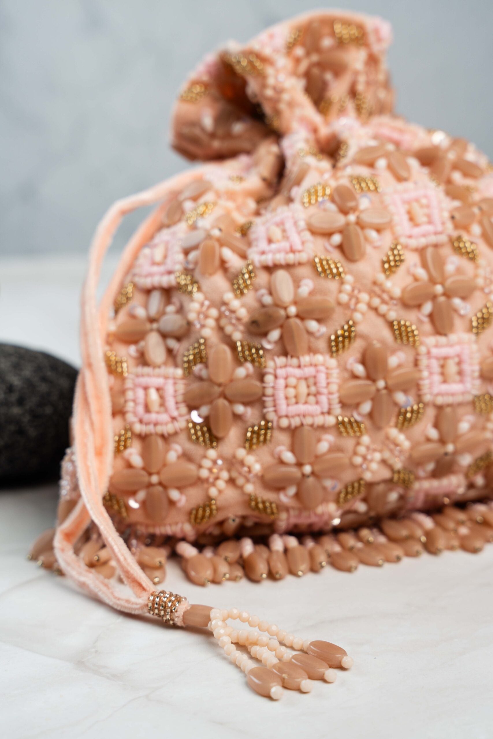 Serenity Satchel Criss Cross Blush