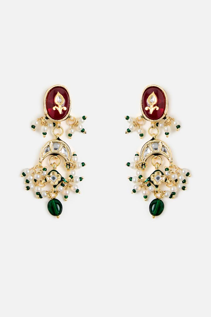 Floral Kundan Choker Necklace Set