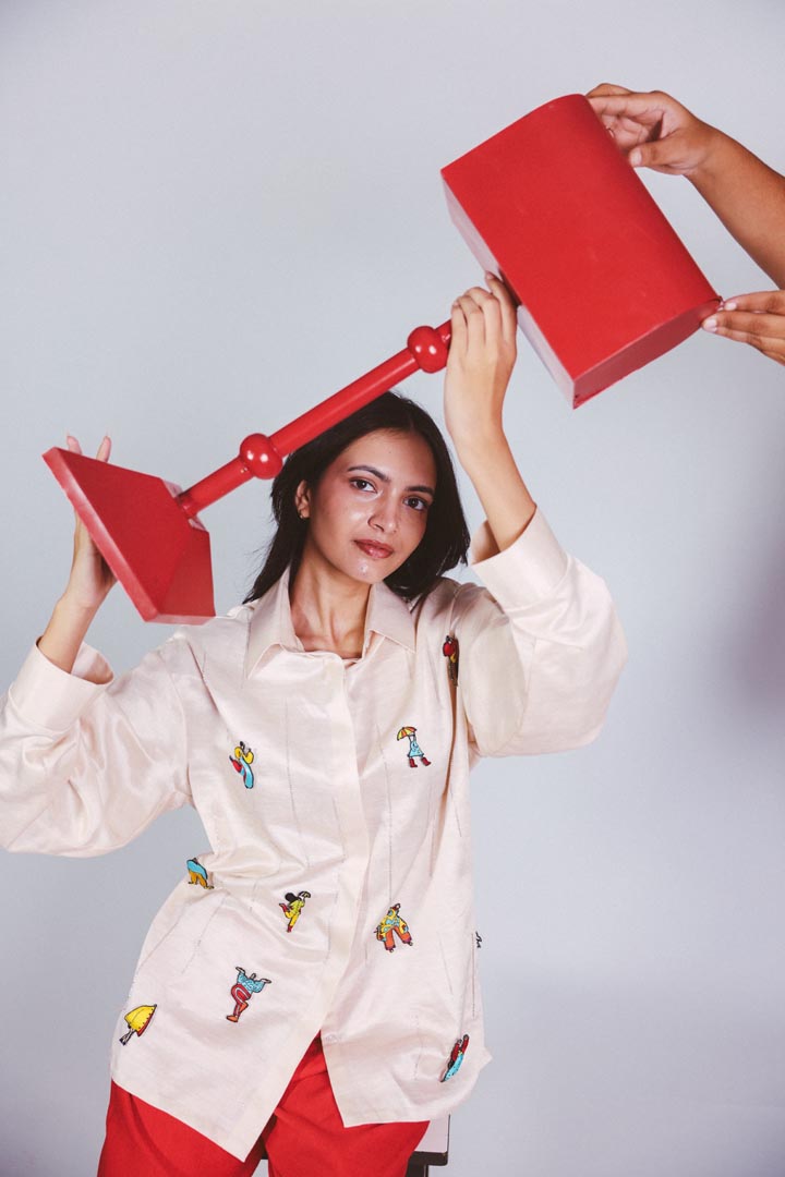 Floating Stamps Shirt