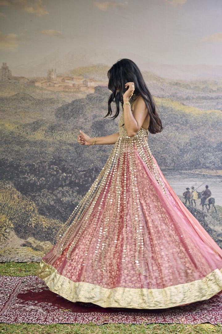 Gulbahar Mirror Lehenga Set