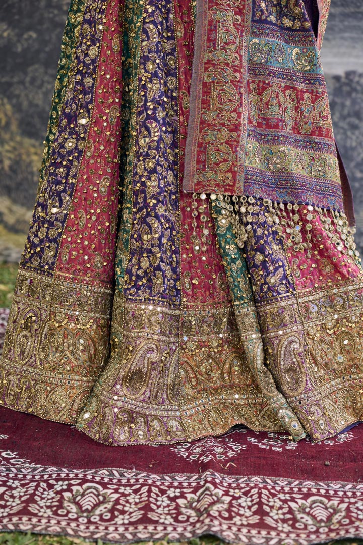 Rang Mahal Jamewar Lehenga Set