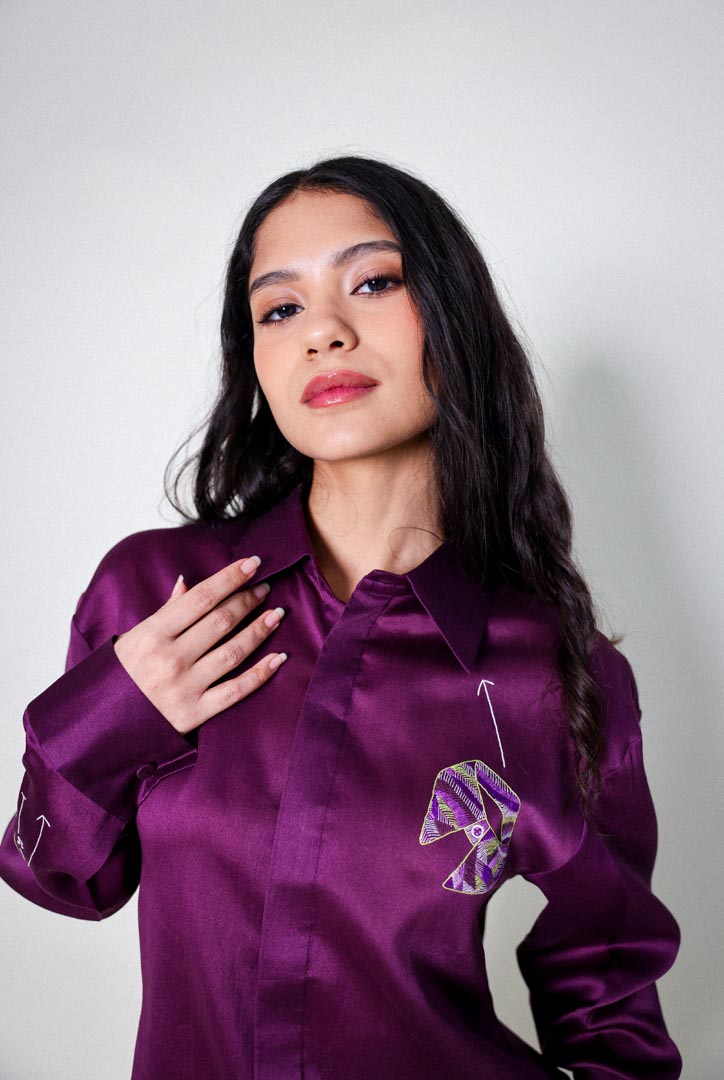 Cuff and Collar Shirt
