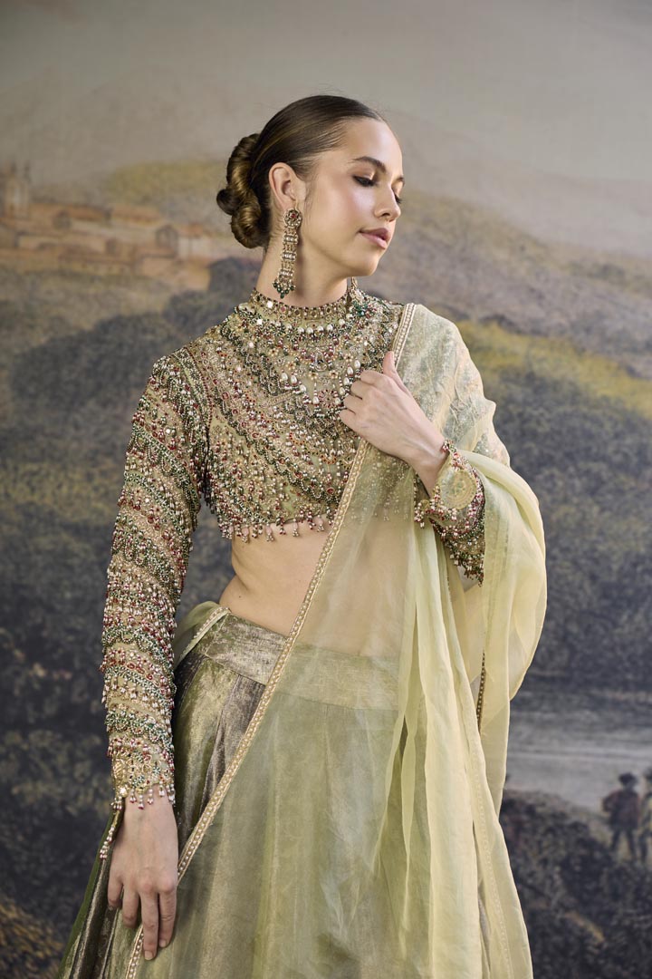 Zarreen Jadau Lehenga Set