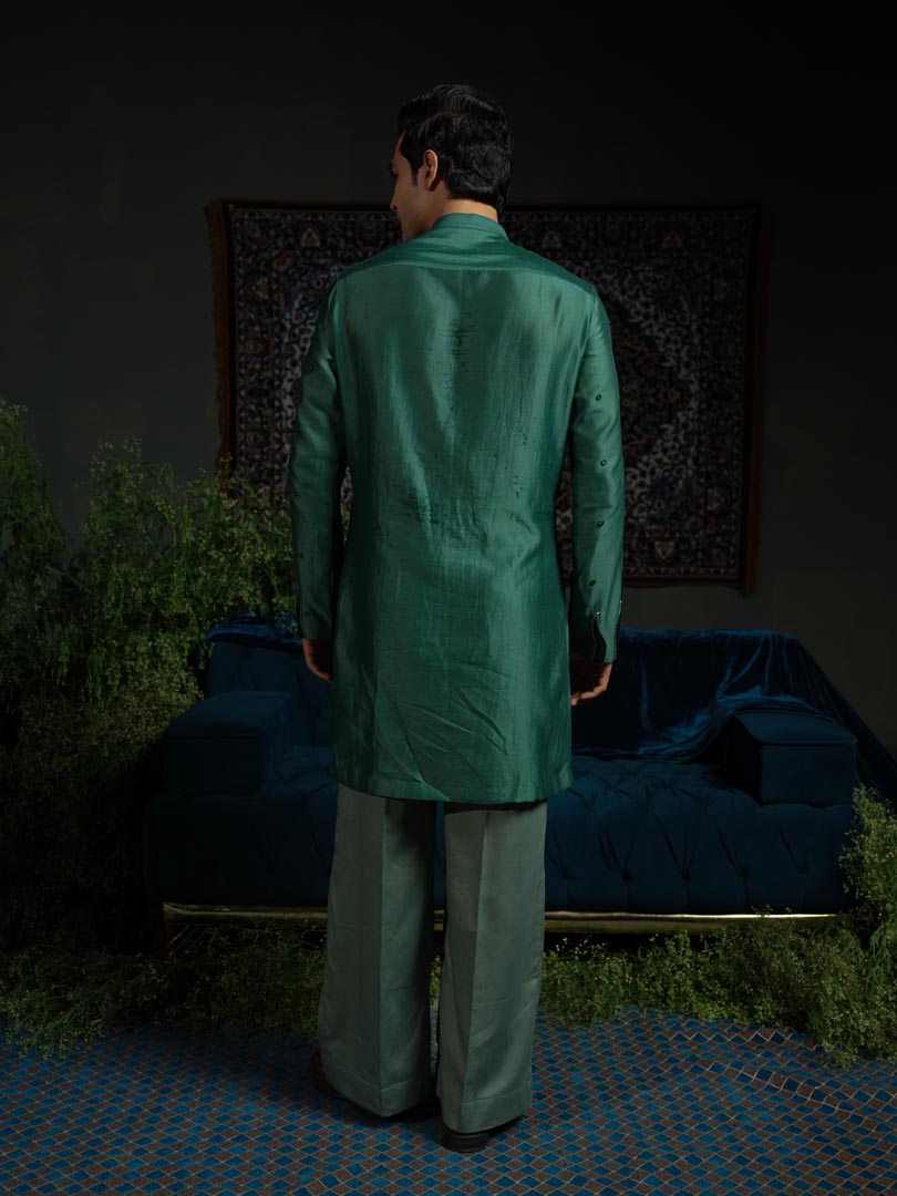 Flame in Forest Kurta Set