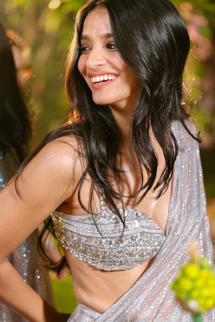 Celestial Stride Saree Set