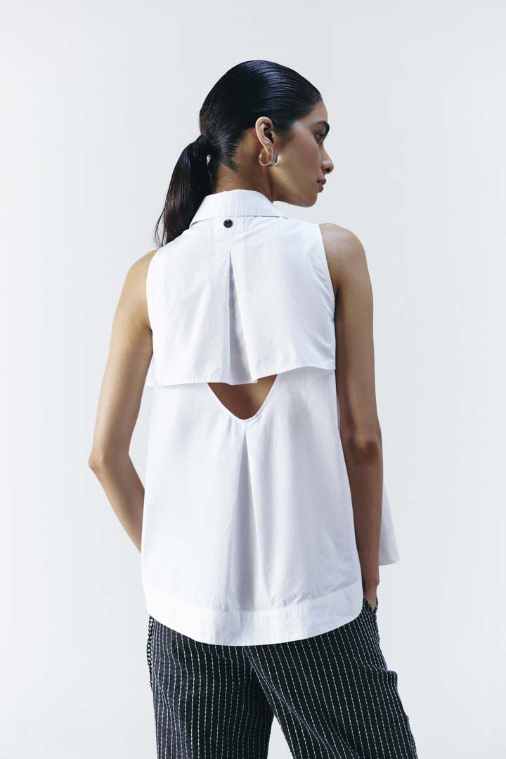 FEATHER EMBELLISHED SHIRT