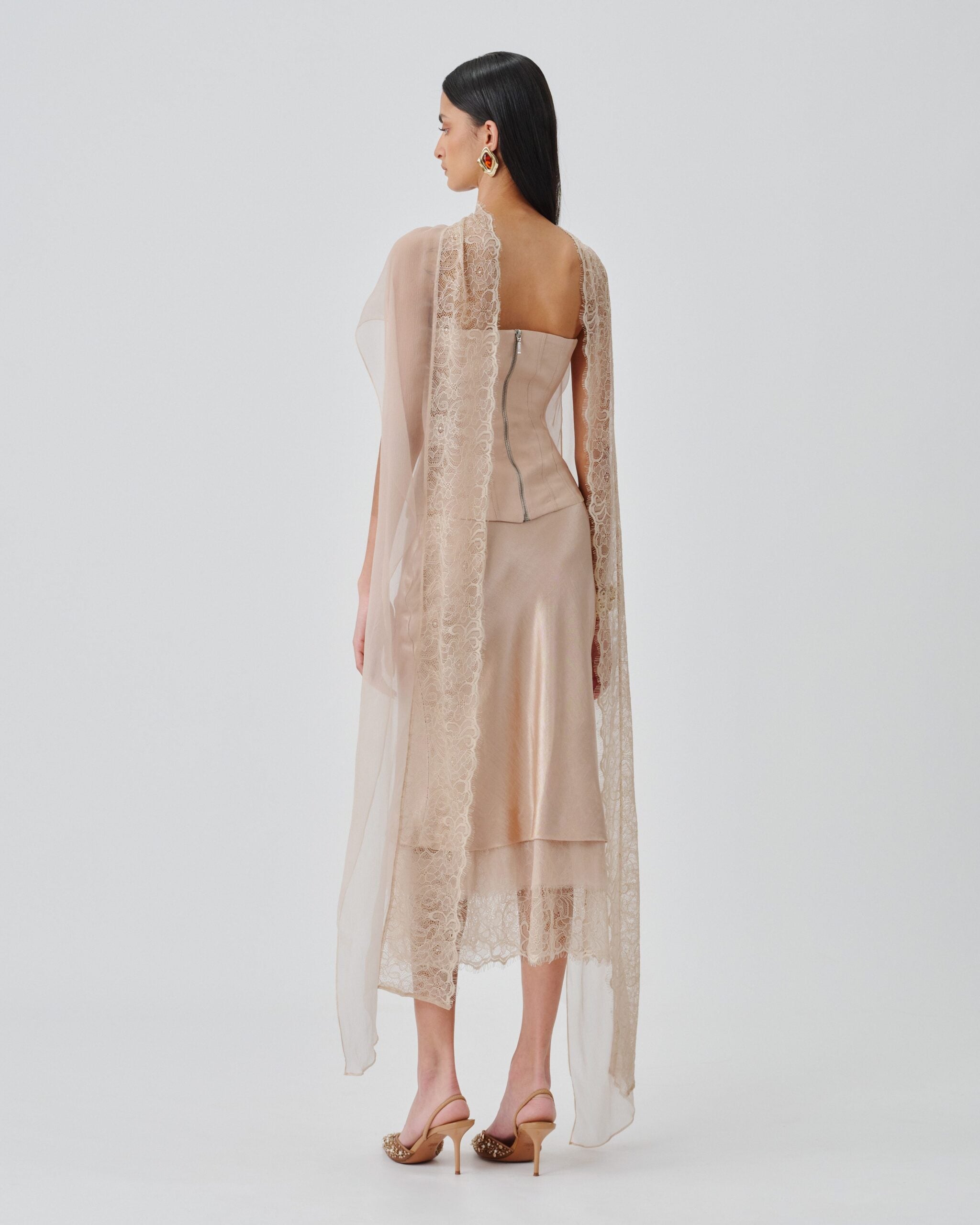 Soft Veil Corset Top