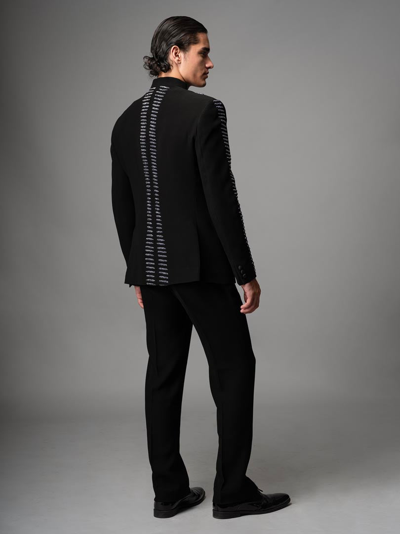 Scarr embroidered bandhgala set