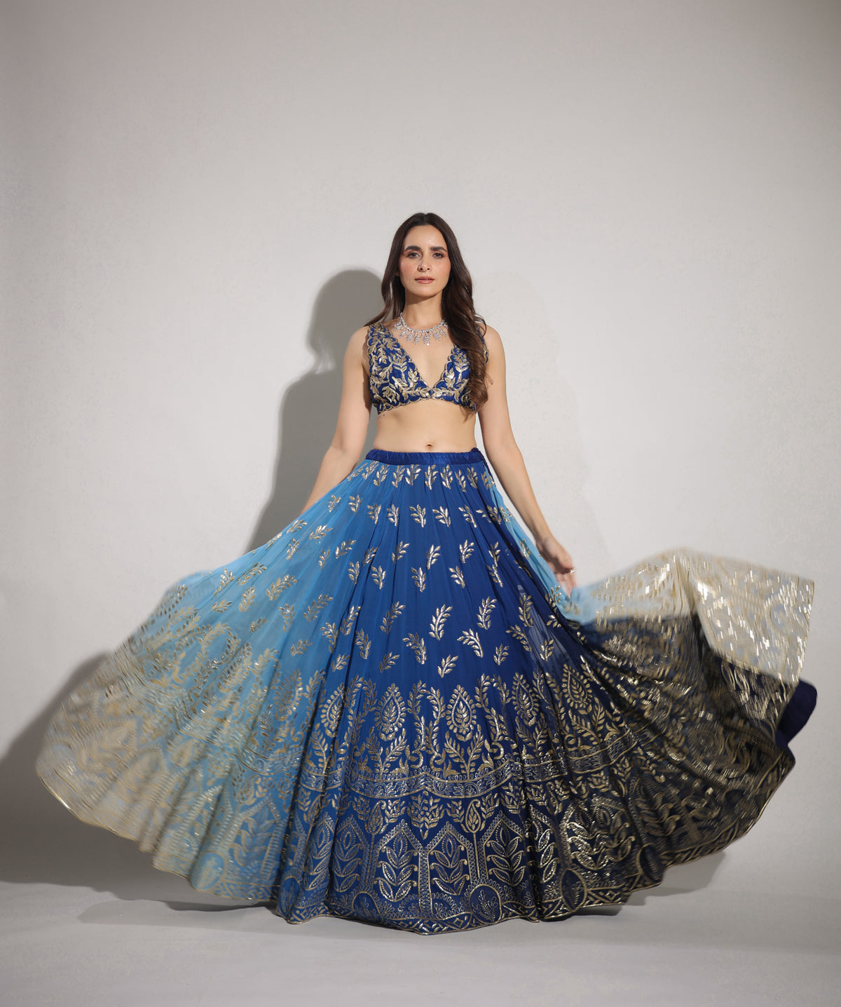 Image of Haseena manike ombre lehenga