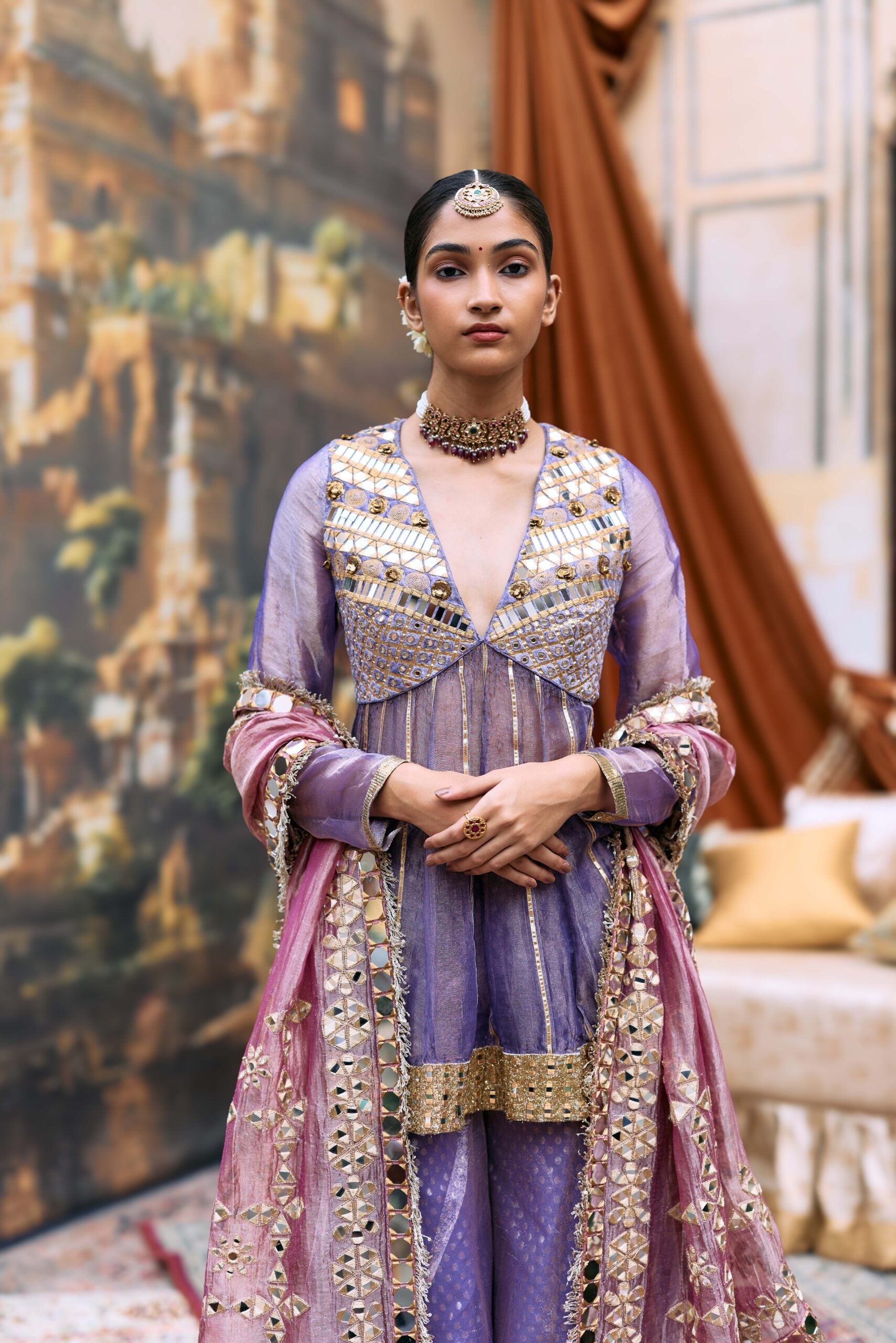 Jamunee Arzoo Peplum Sharara Set
