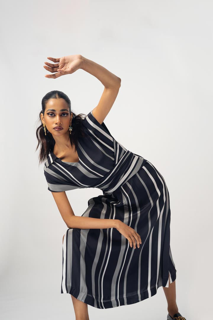 Belted dress MN-24-102-MB