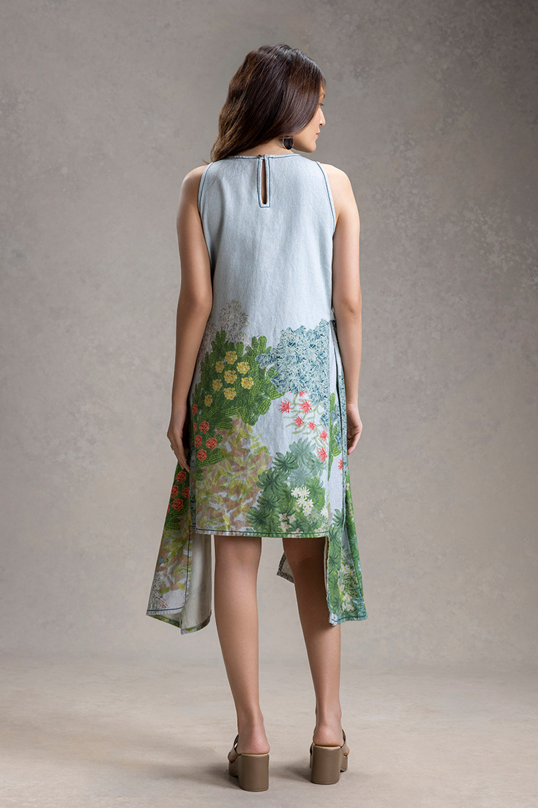 Blue Blume Dress