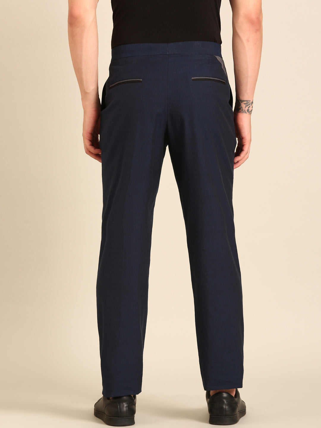 Blue Malai Cotton Trouser