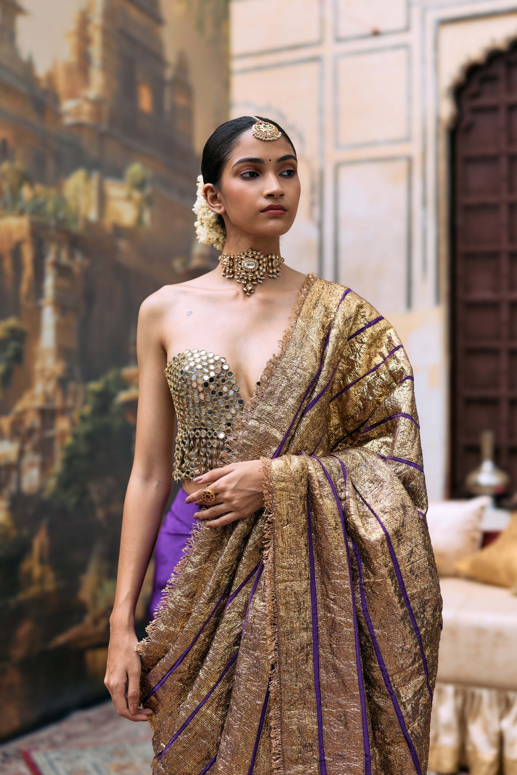 Svarnaalata Saree Set