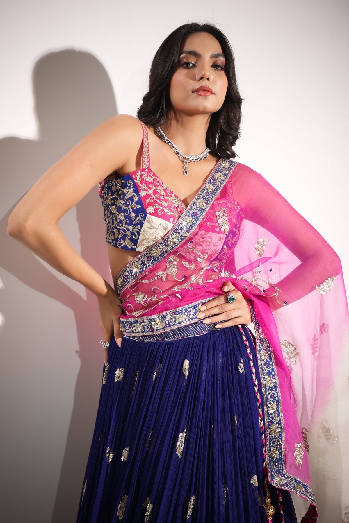 Image of Haseena raatrani lehenga set