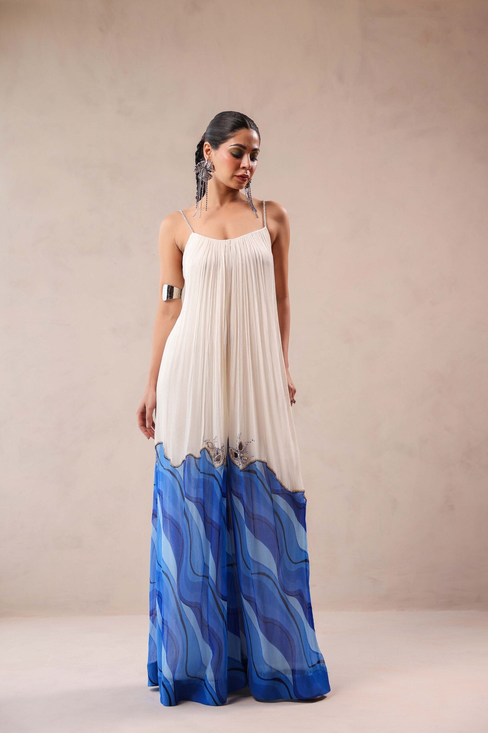 The L.A Bling Mirror ruched jumpsuit