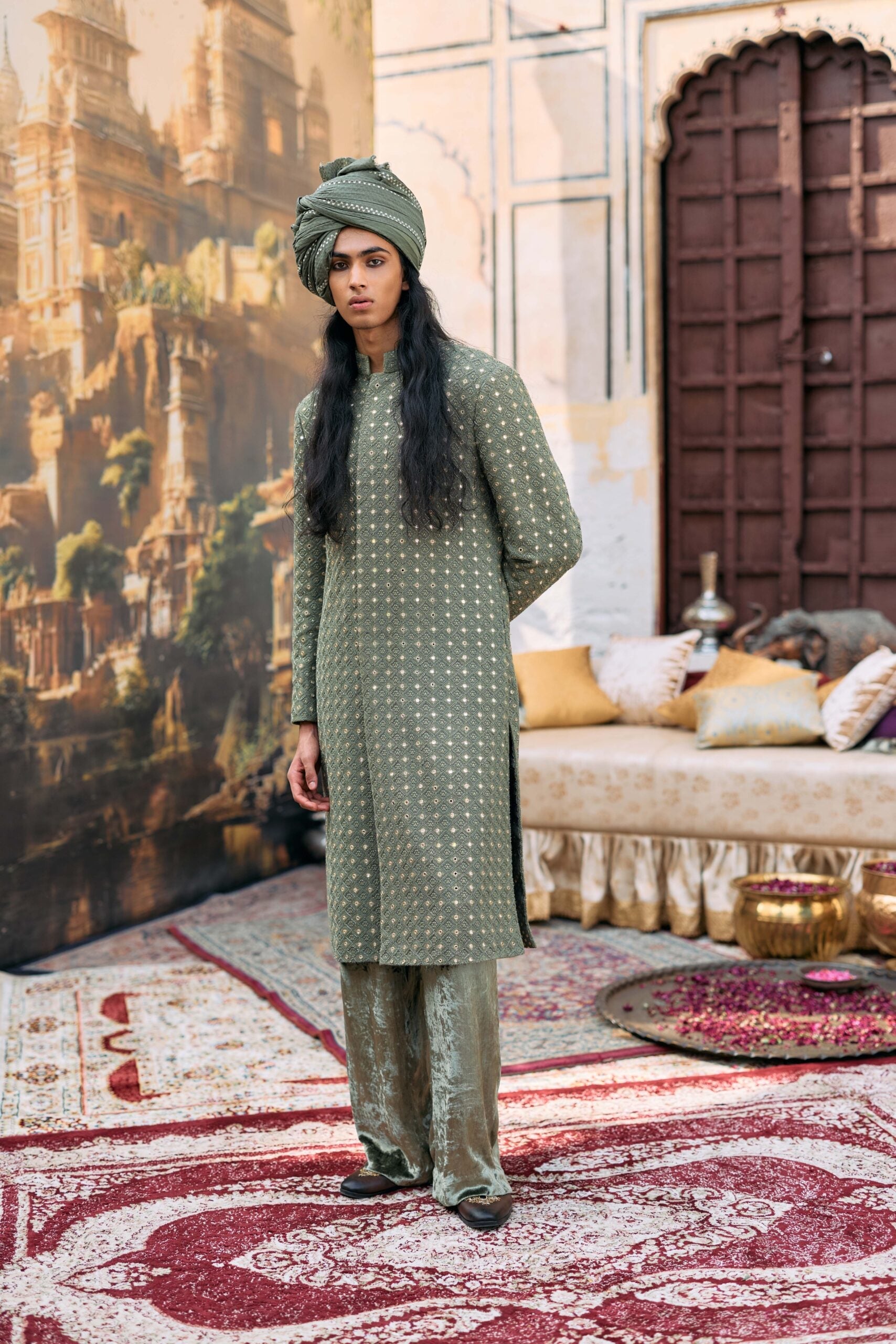 Kirit Sherwani Set