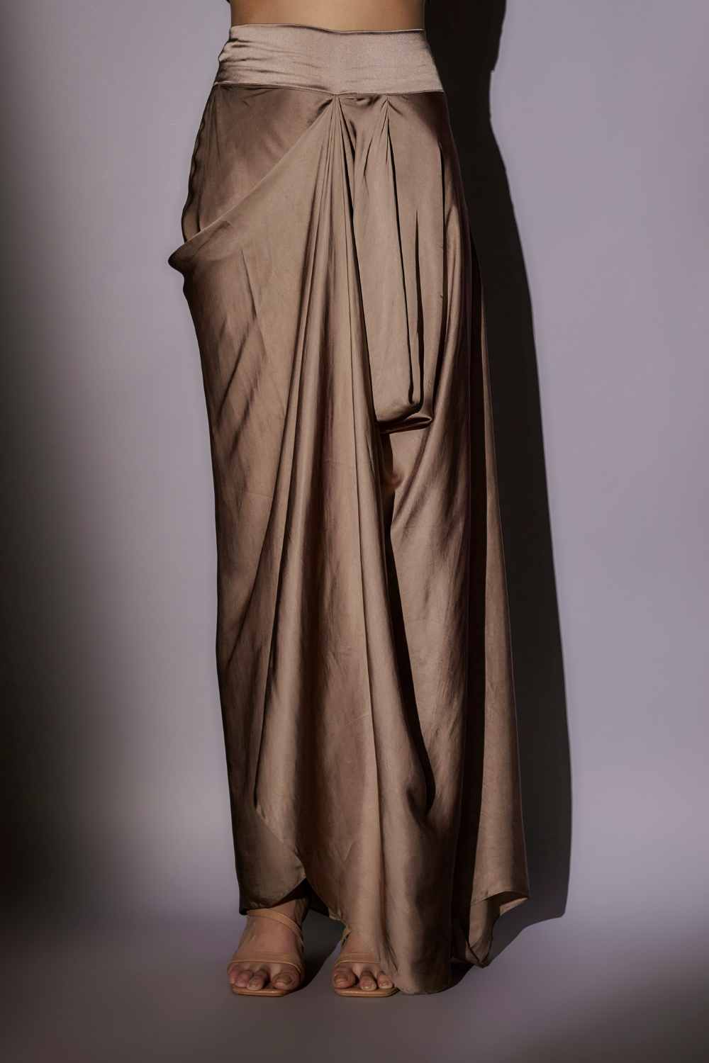 Noah Hand-Embroidered Organza Cape Set - Luxury Occasion Wear Skin