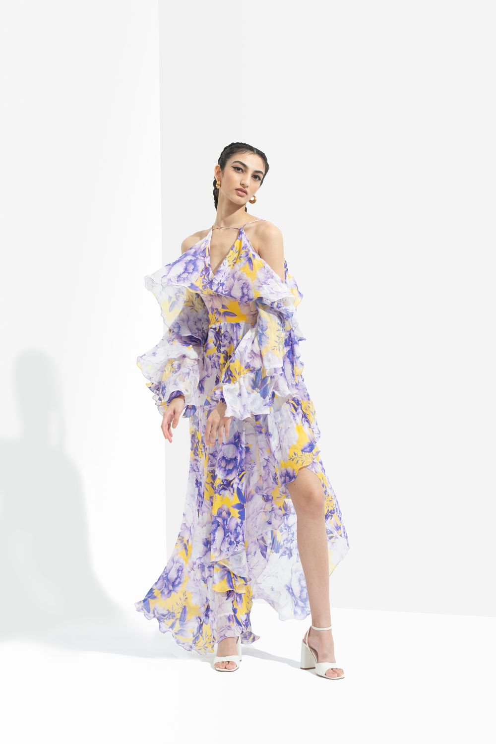 Sumire Printed Butterfly Dress