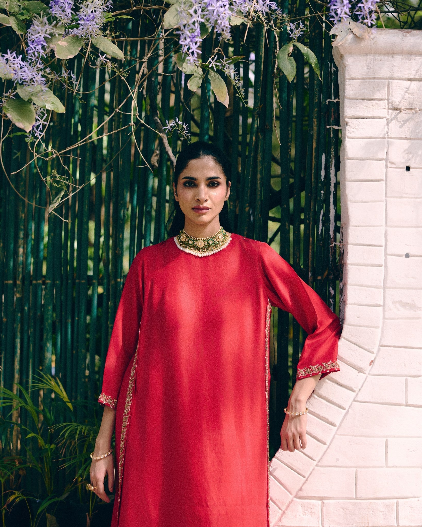 Whispers of Bandhani Kurta Set