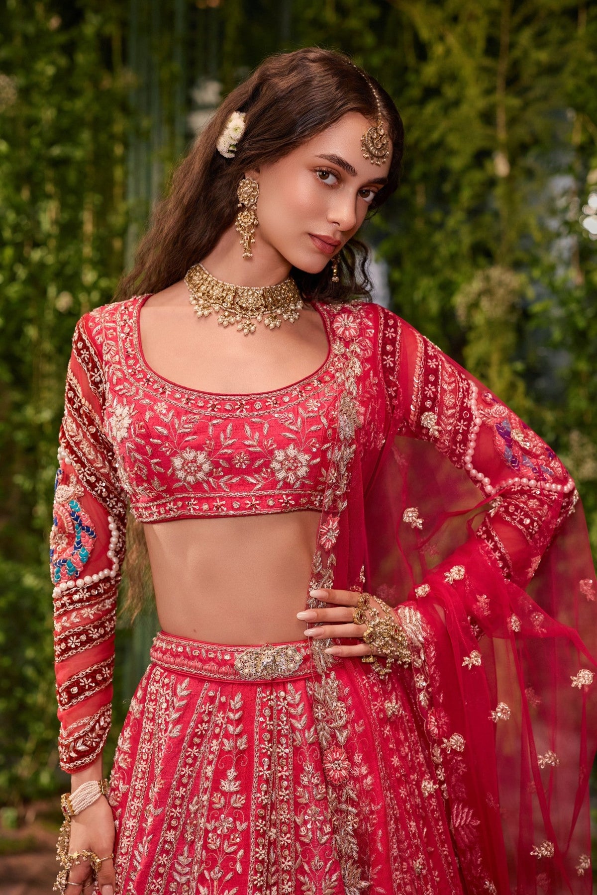 Mayura- The imperial peacock lehenga