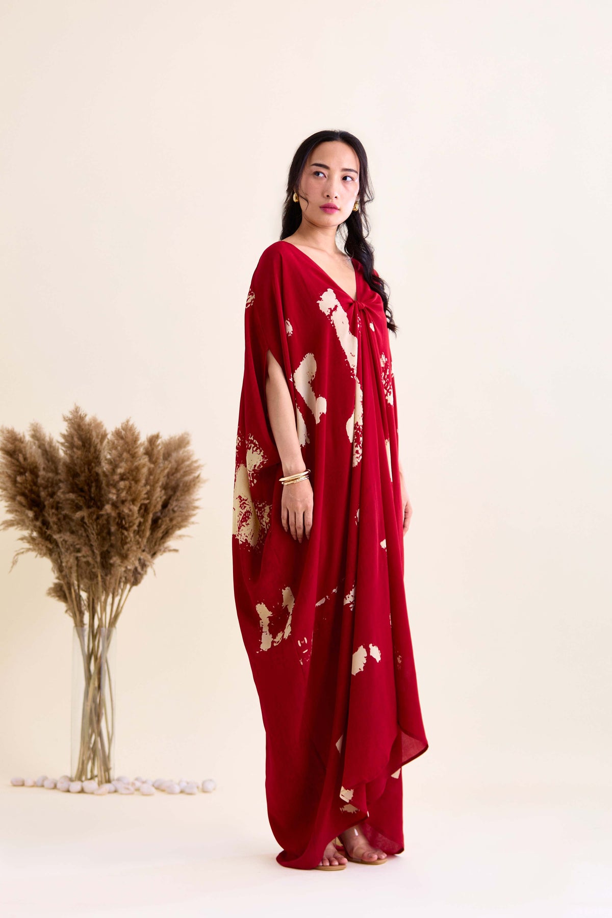Diya Knoted Kaftan