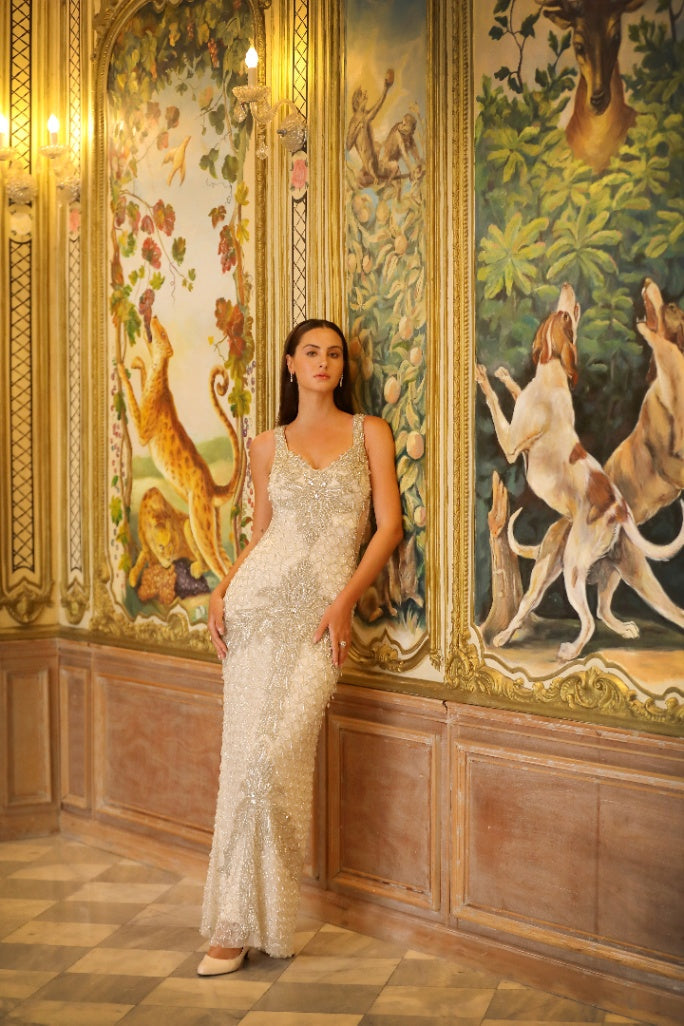 GLAMOUR EMBELLISHED GOWN