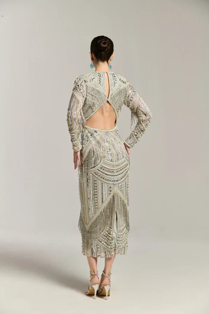 SILVER ELEGANCE DRESS