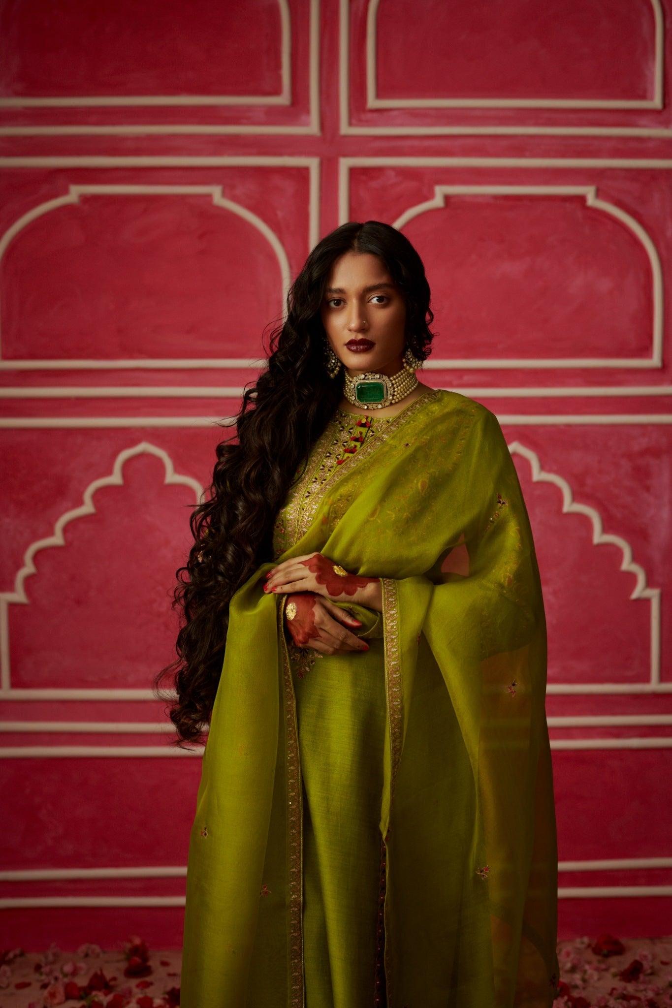 paisley jaal kurta