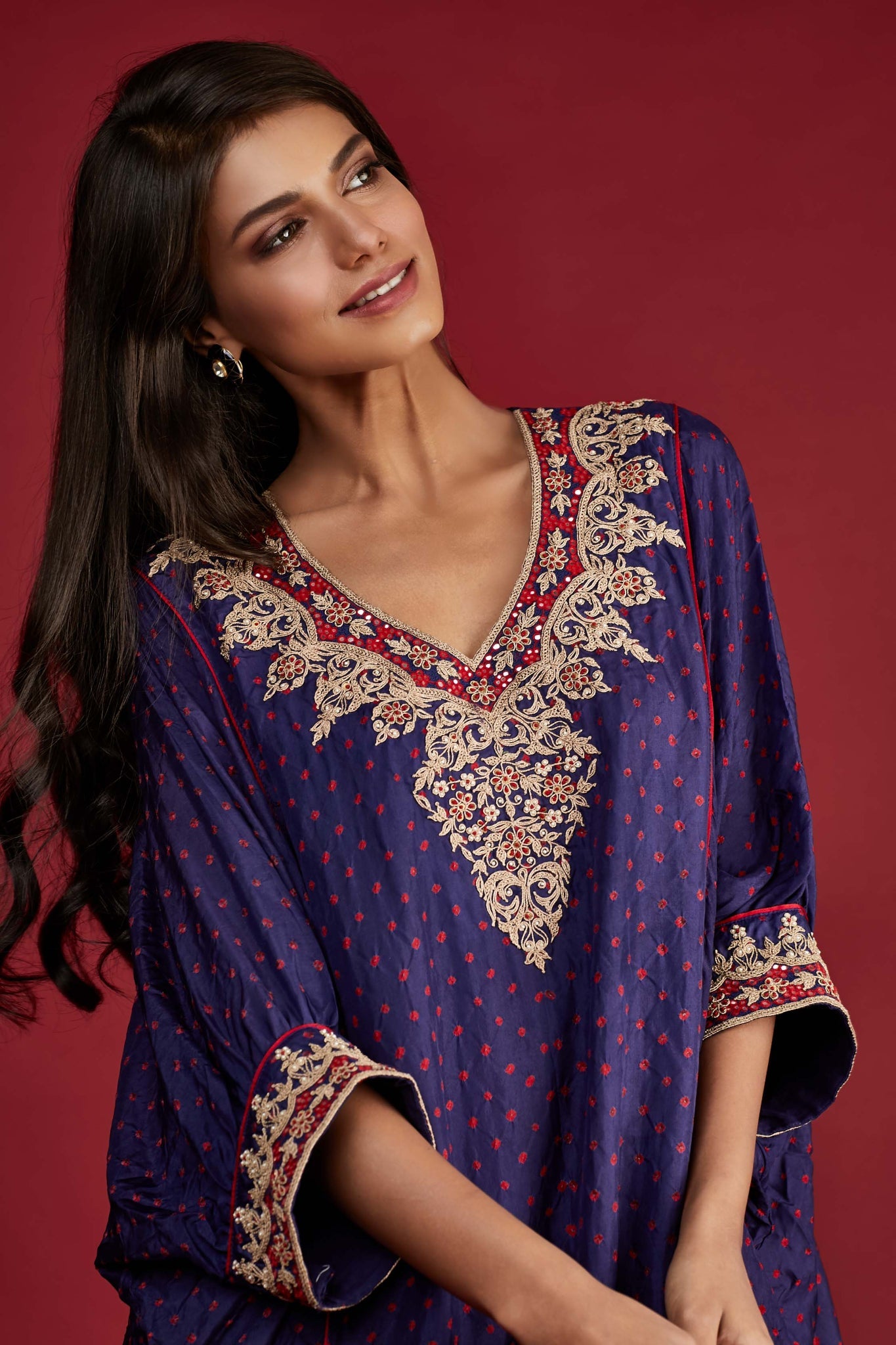 cord kaftan set