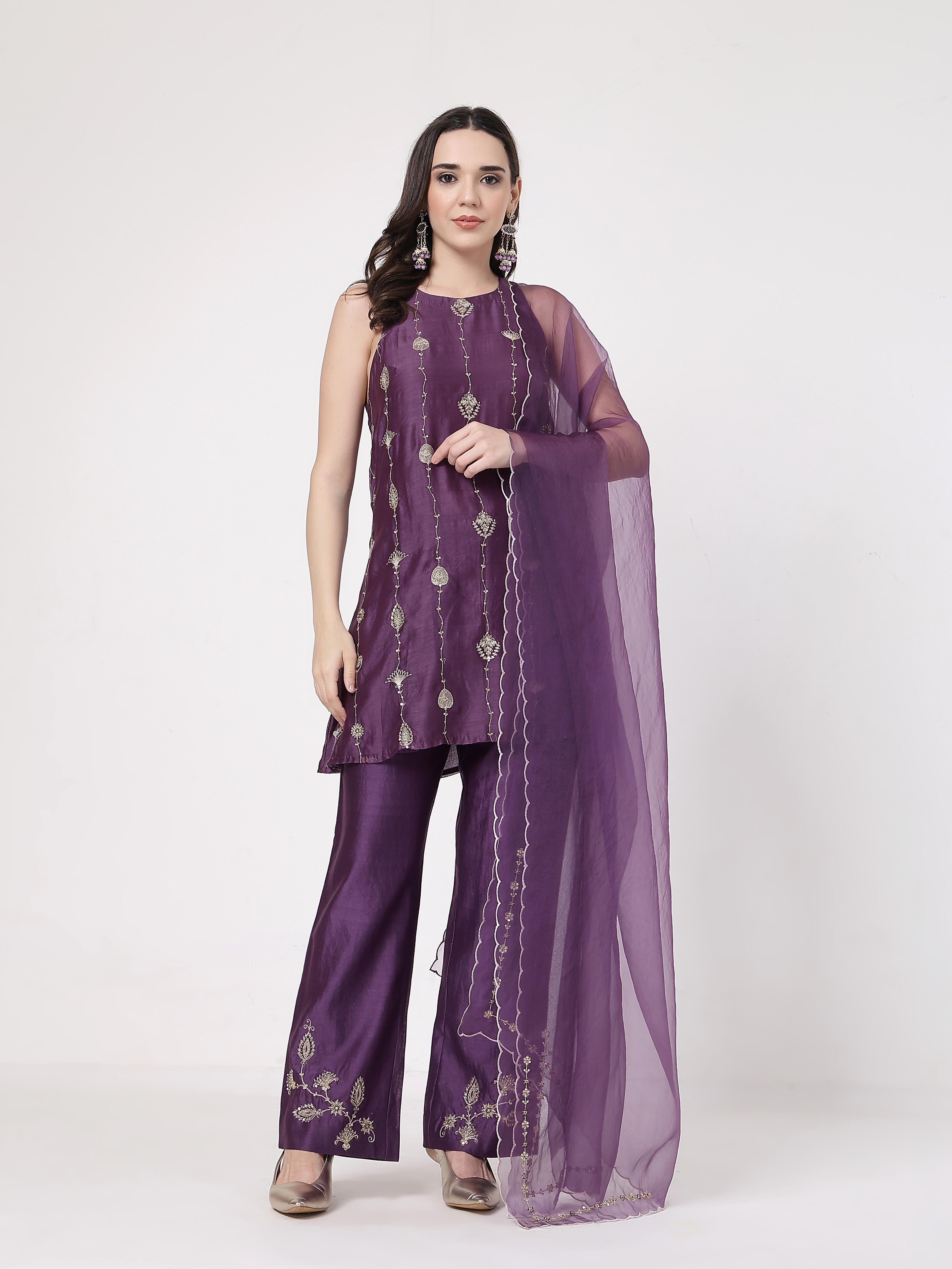 Violet A-line Set