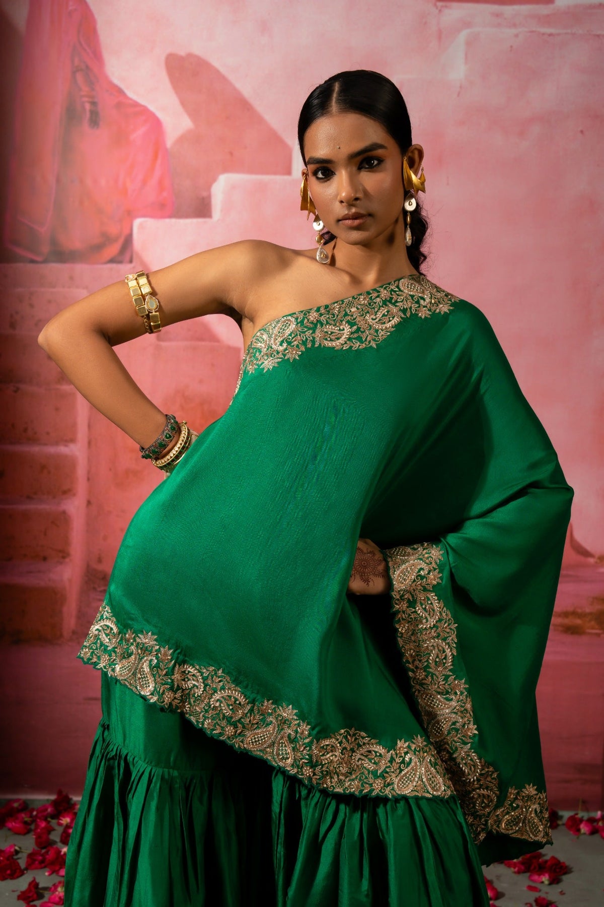 Kairi off shoulder sharara