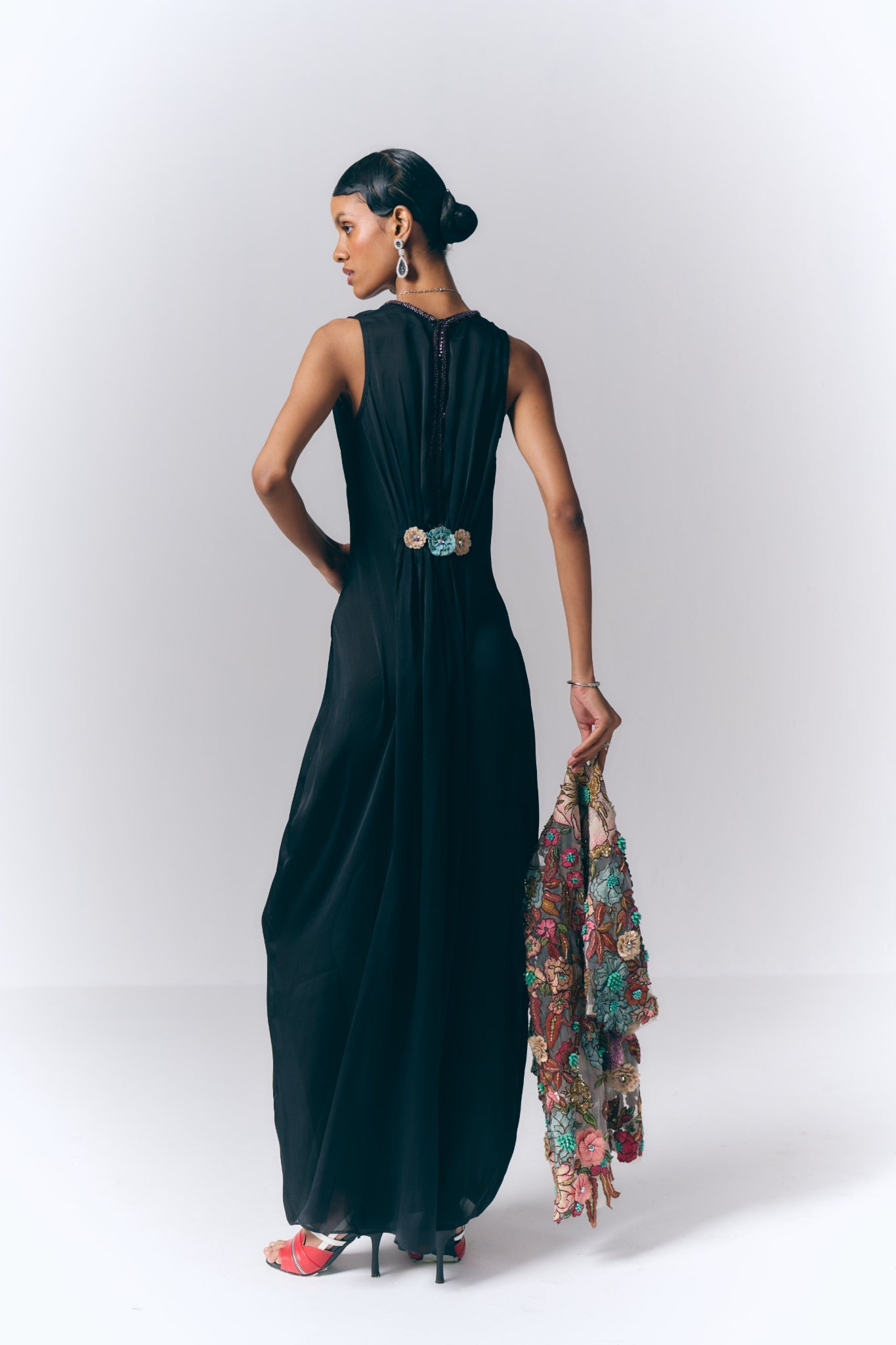 Twilight Blossom Jacket Gown